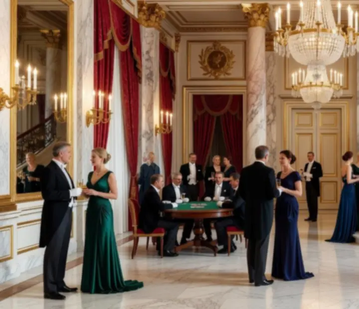Château français prêt à accueillir une réception poker privée haut de gamme