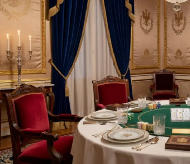 Décor Empire Napoléonien pour une soirée privée thématique